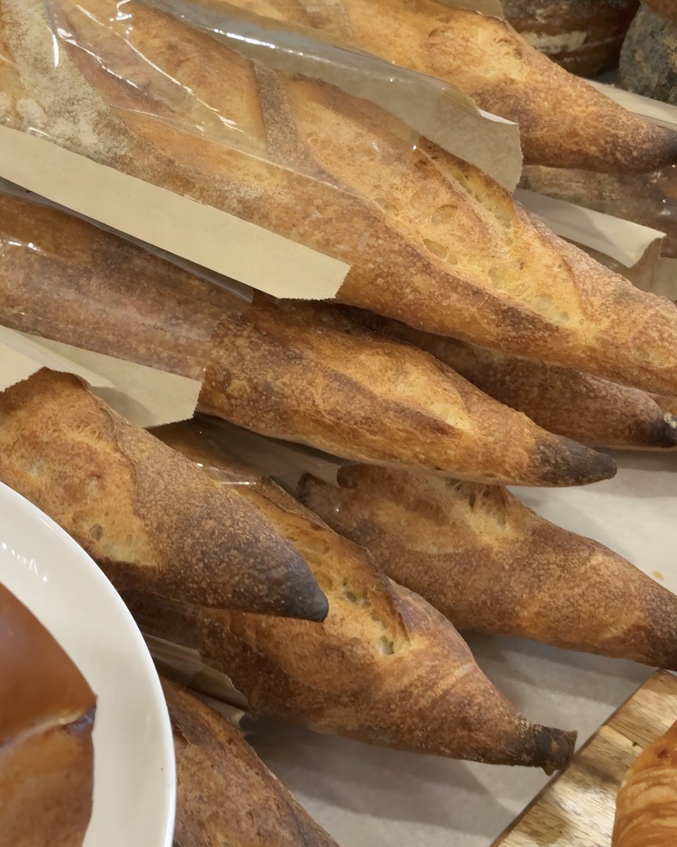 Fresh pastries and bread at Holy Grain & Brew